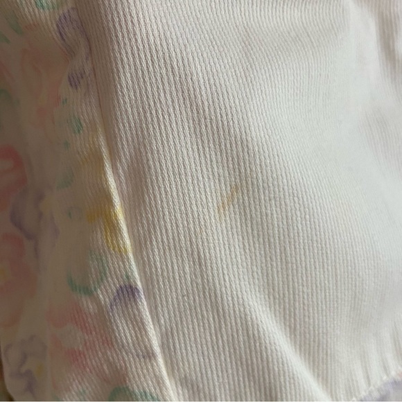 Vintage 80s/90s Baby Floral Cotton Romper by Health-Tex Size 12 Months - Picture 7 of 11